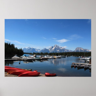 Grand Teton, USA, wyomomomoming Nationalpark Poster