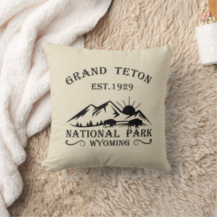 Grand Teton Wyoming Nationalpark Kissen
