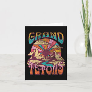 Grand Teton Wyoming Natur Wandern Berge Outdoor Karte