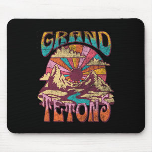 Grand Teton Wyoming Natur Wandern Berge Outdoor Mousepad