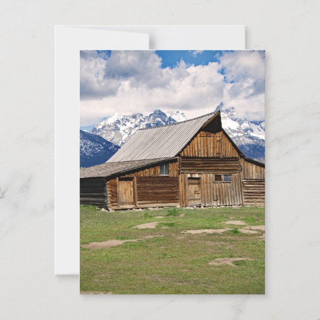 Grand Teton's, Jackson Hole  Magneteinladung (Vorderseite)