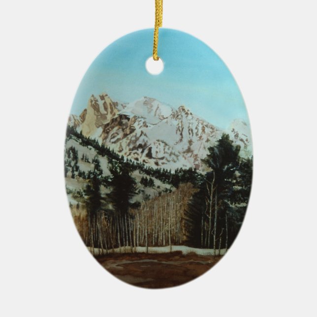 GRAND TETONS KERAMIK ORNAMENT (Vorne)