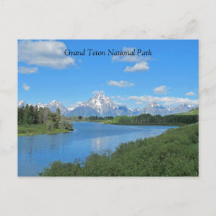 Grand Tetons Landschaftlich View Postkarte