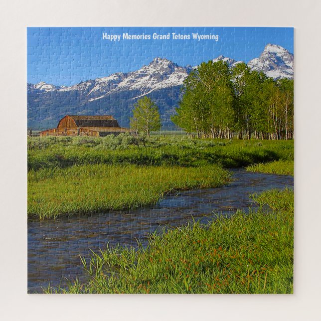 Grand Tetons Wyoming . Jigsaw Puzzle (Vertikal)