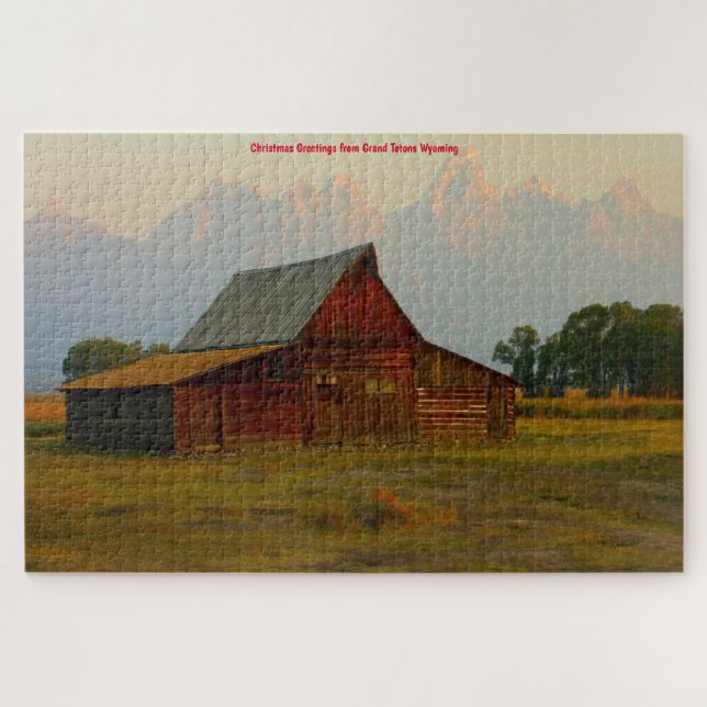 Grand Tetons Wyoming . Jigsaw Puzzle (Horizontal)