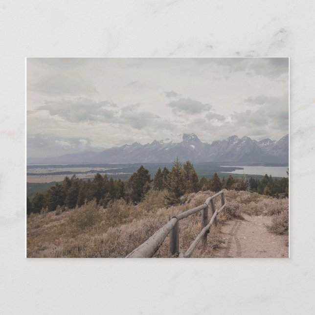 Grand Tetons Wyoming Keepake Postkarte (Vorderseite)