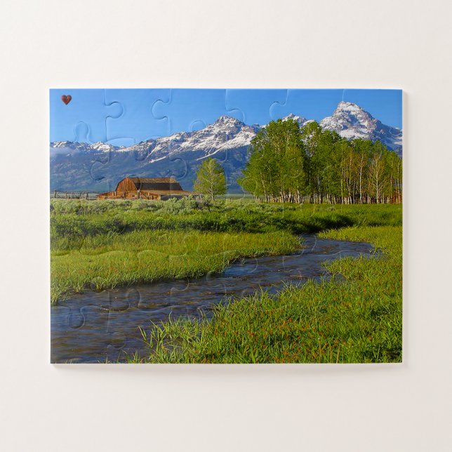 Grand Tetons Wyoming Puzzle (Horizontal)
