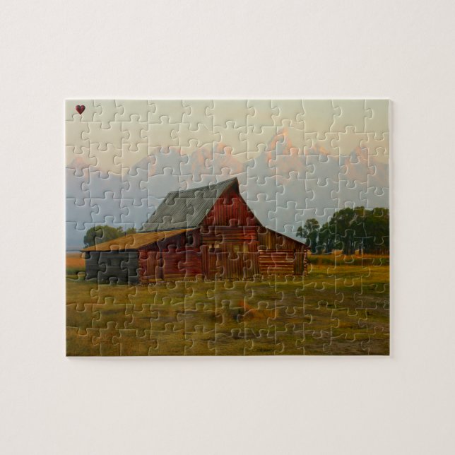 Grand Tetons Wyoming Puzzle (Horizontal)
