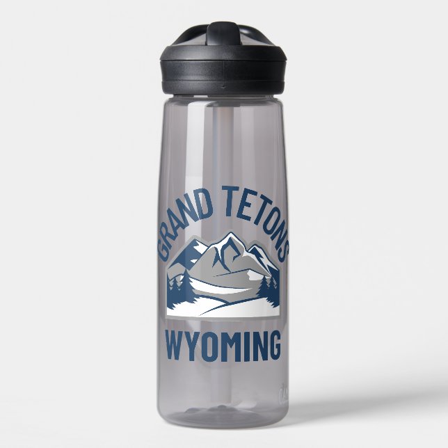 Grand Tetons Wyoming Trinkflasche (Vorne)