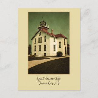 Grand Traverse Light Postkarte
