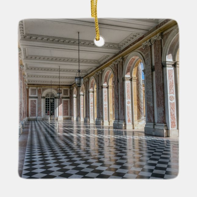 Grand Trianon Peristyle im Schloss Versailles Keramikornament (Vorderseite)