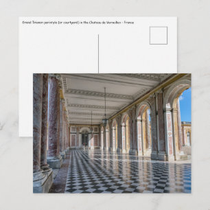Grand Trianon Peristyle im Schloss Versailles Postkarte
