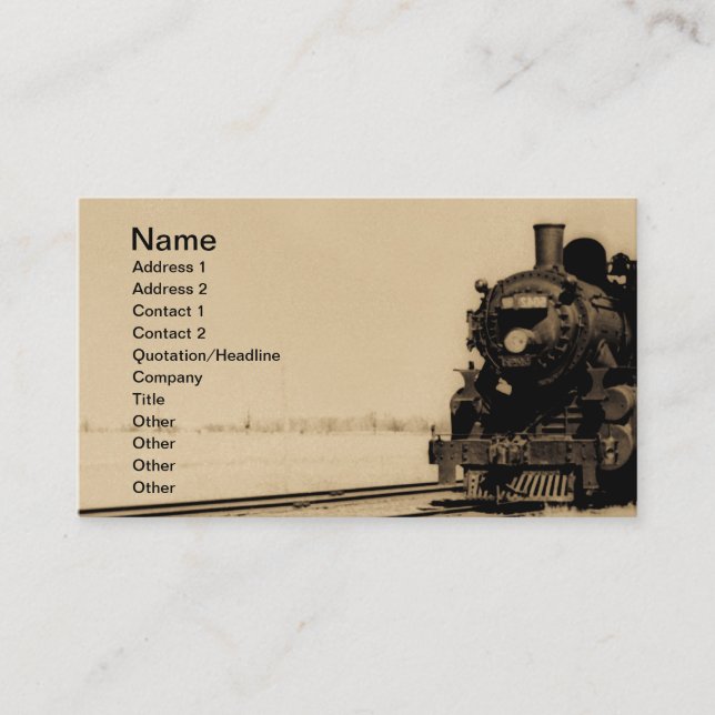 Grand Trunk Western Engine No. 5042 Business Card Treuekarte (Vorderseite)