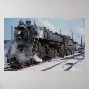 Grand Trunk Western Railroad, 2-8-4, Nr. 6327, Nr. Poster