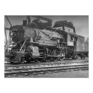Grand Trunk Western Railroad Motor #2684 Vintag Fotodruck