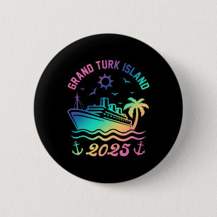 Grand Turk Island 2025 Cruise Vacation Beach Trave Button