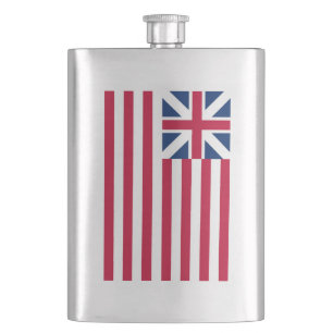 Grand Union, 1. USA-Flag der Kolonien Flachmann