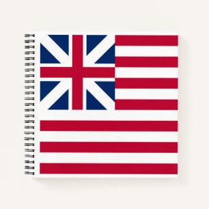 Grand Union, 1. USA-Flag der Kolonien Notizbuch