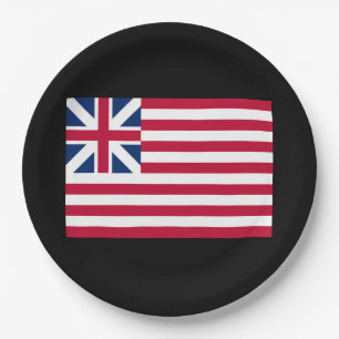Grand Union, 1. USA-Flag der Kolonien Pappteller