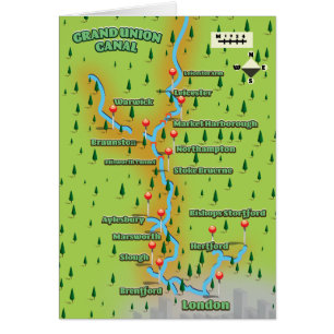Grand Union Canal Karte