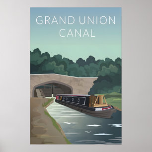 Grand Union Kanal Reiseplakat Poster
