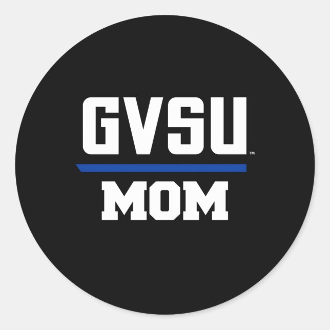 Grand Valley Gvsu Lakers Mama Runder Aufkleber (Vorderseite)