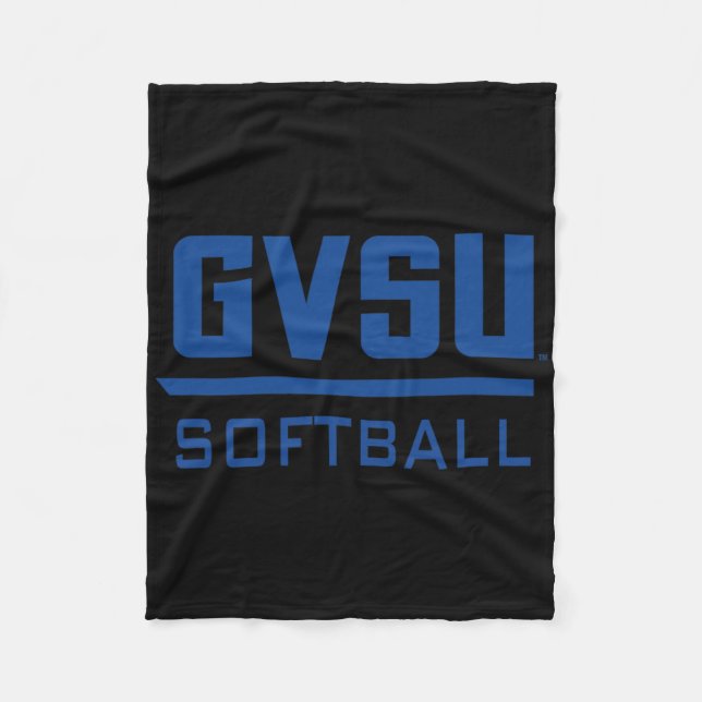 Grand Valley State University Gvsu Softll Bekleidu Fleecedecke (Vorderseite)