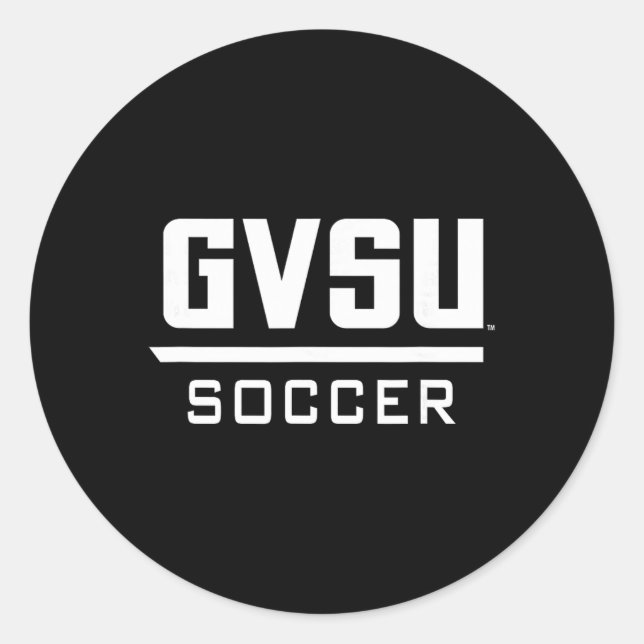 Grand Valley State University Lakers Soccer Ncaa G Runder Aufkleber (Vorderseite)