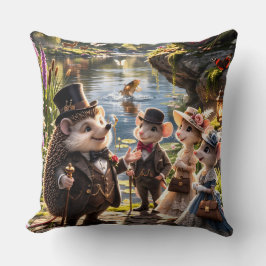 Grand Victorian Woodland animal Secret Garden stat Kissen