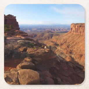Grand View Point im Canyonlands National Park Rechteckiger Pappuntersetzer