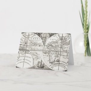 Grand Voyages Alte Antike Allgemeine Karte Welt