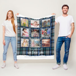 GRANDA FOTO GIFTS - Foto Collage TARTAN Fleece