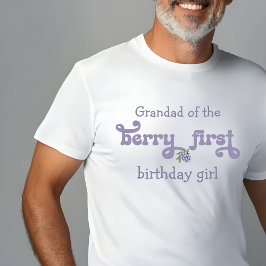 Grandad der Berry First Fairy First Birthday T-Shirt