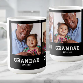 Grandad Established Bold Black 3 Photo Kaffeetasse