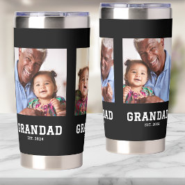 Grandad Established Bold Black 3 Photo Thermobecher