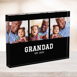 Grandad Established Modern Bold Bold Black 3 Photo Acryl Auszeichnung
