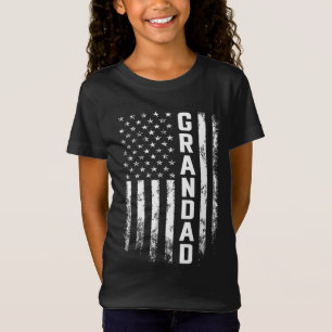 Grandad Gift America Flag Geschenk für Männer Vate T-Shirt