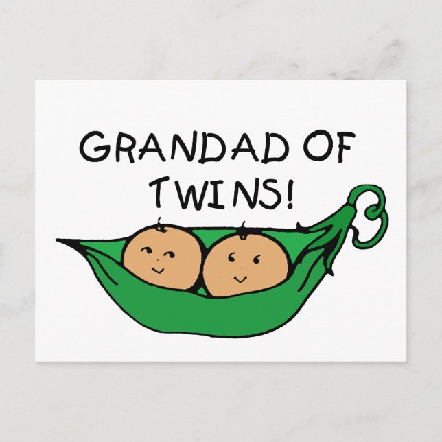 Grandad Twin Pod Postkarte (Vorderseite)