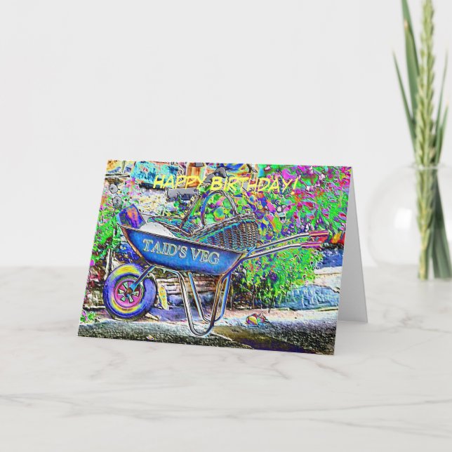 GRANDAD'S WHEELBARROW KARTE (Vorderseite)