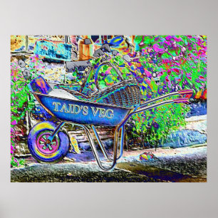 GRANDAD'S WHEELBARROW POSTER