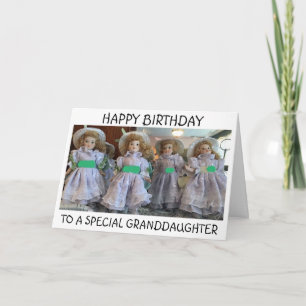 *GRANDAUGHTER* AM GEBURTSTAG VON GRANDPARENT KARTE