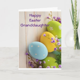 **GRANDAUGHTER** AN SIE AUF DER OSTKARTE FEIERTAGSKARTE