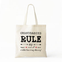 "Grandbabys-Regel" Haushalt Tote Tasche