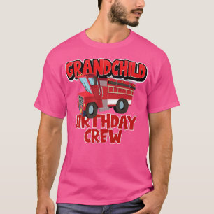 Grandchild Birthday Crew Feuerwehrmann Feuerwehrma T-Shirt