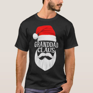 Granddad Claus Santa Family Matching Christmas Paj T-Shirt