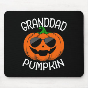Granddad Pumpkin Wear Sungles Matching Family Hall Mousepad