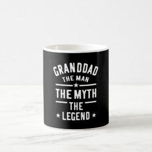 Granddad The Man Myth Legende Kaffeetasse