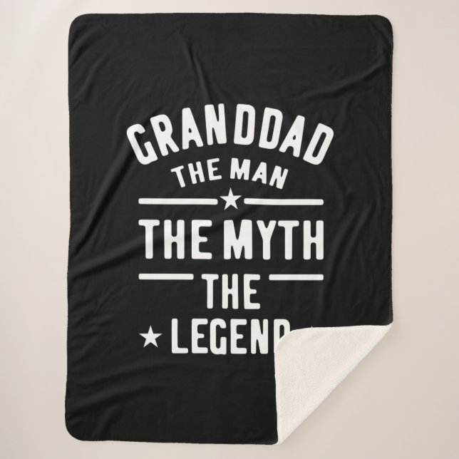 Granddad The Man Myth Legende Sherpadecke (Vorderseite)