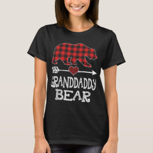 Granddaddy Bar Christmas Pajama Red Kariert Buffal T-Shirt