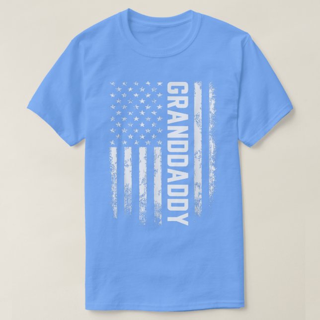 Granddaddy Gift America Flag Geschenk für Männer V T-Shirt (Design vorne)
